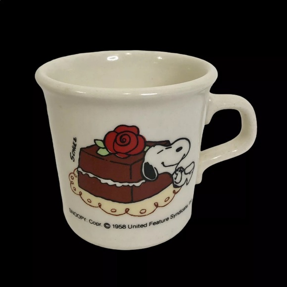 Vintage Snoopy Coffee Mug 1958